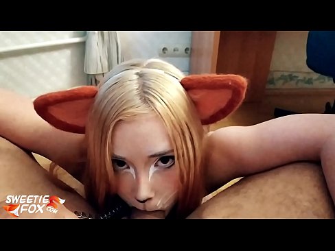 ❤️ Kitsune اس کے منہ میں ڈک اور سہ نگل ️❌  ہم پر  ☑